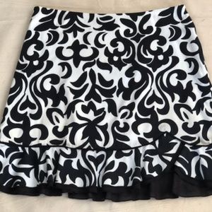 Fleur-de-lis Scroll Mini Skirt by WHBM